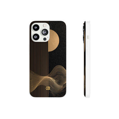 Lunar Topo Horizon · Lite Phone Case for iPhone ·  Black