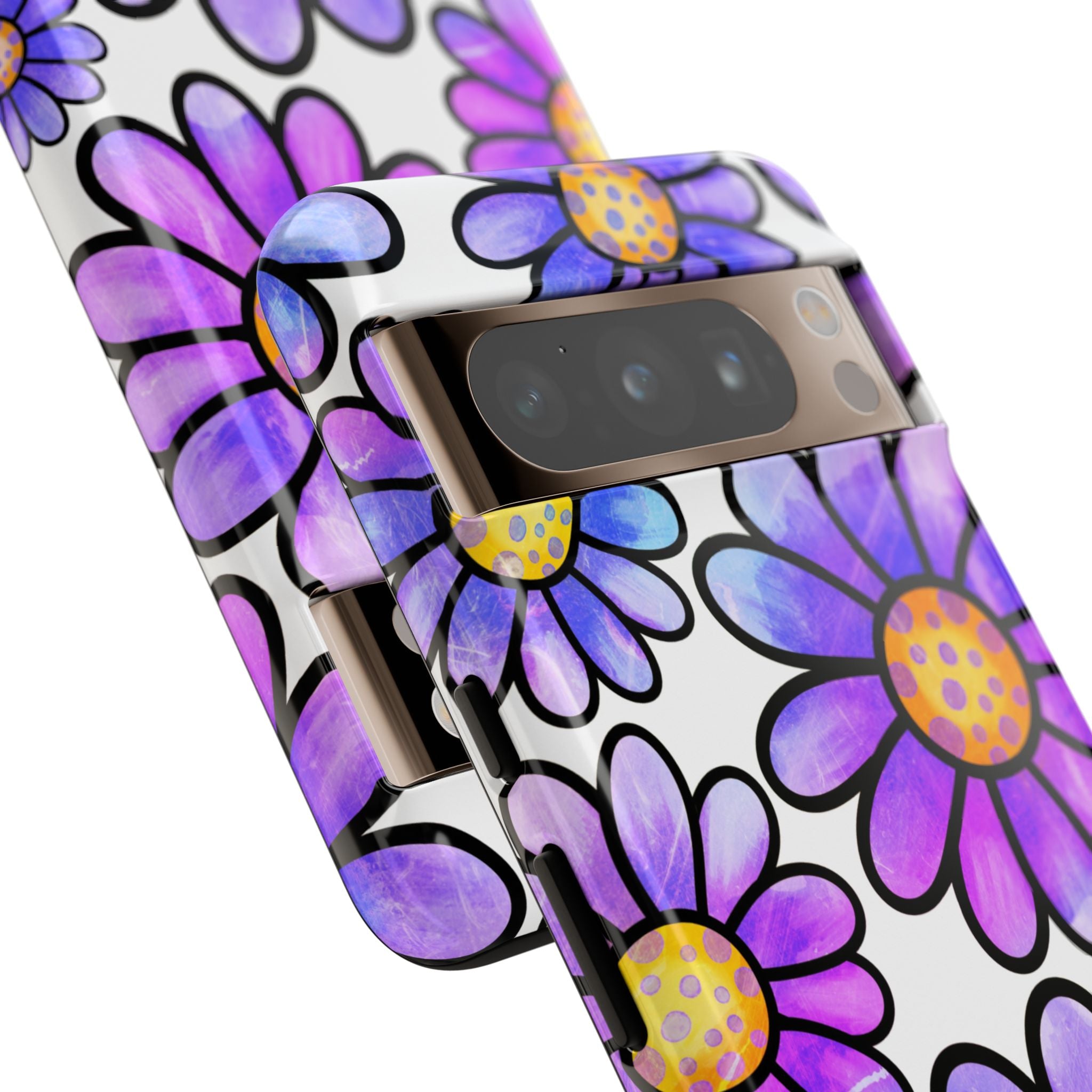 Polka Dot Blooms Google Pixel 8 Pro Case - Tough