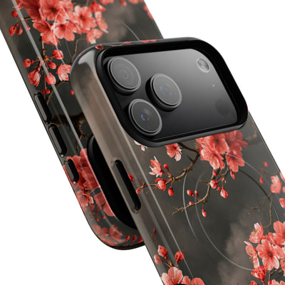 Dark Sakura Nocturne · Tough 2.0 Magnetic Phone Case for iPhone · Black