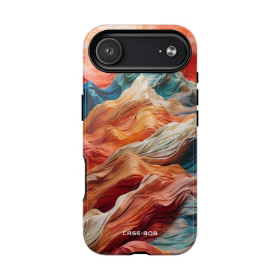 Fabric Peaks Cream iPhone 17 Air Case - Tough+ - CASE•BOB