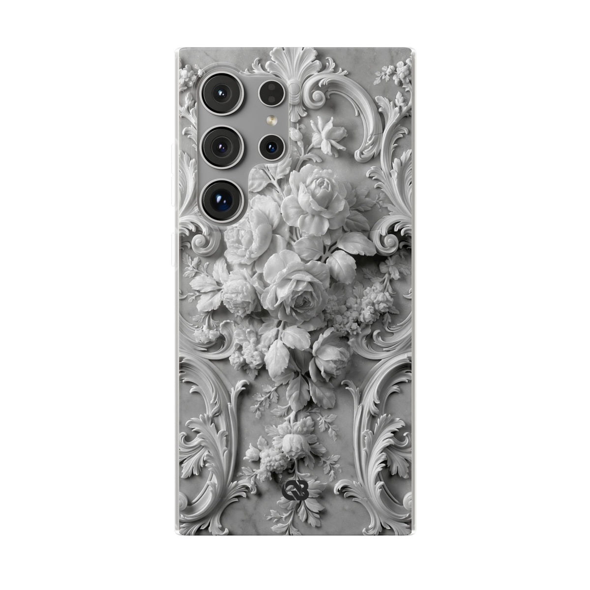 Rococo Marble Rose · Lite Phone Case for Samsung · White
