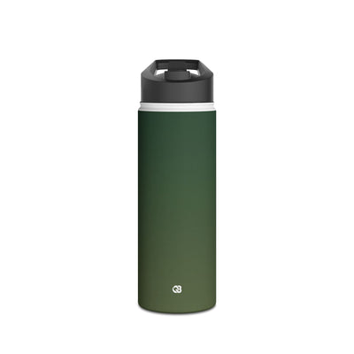 Evergreen Gradient · Insulated Water Bottle · Green