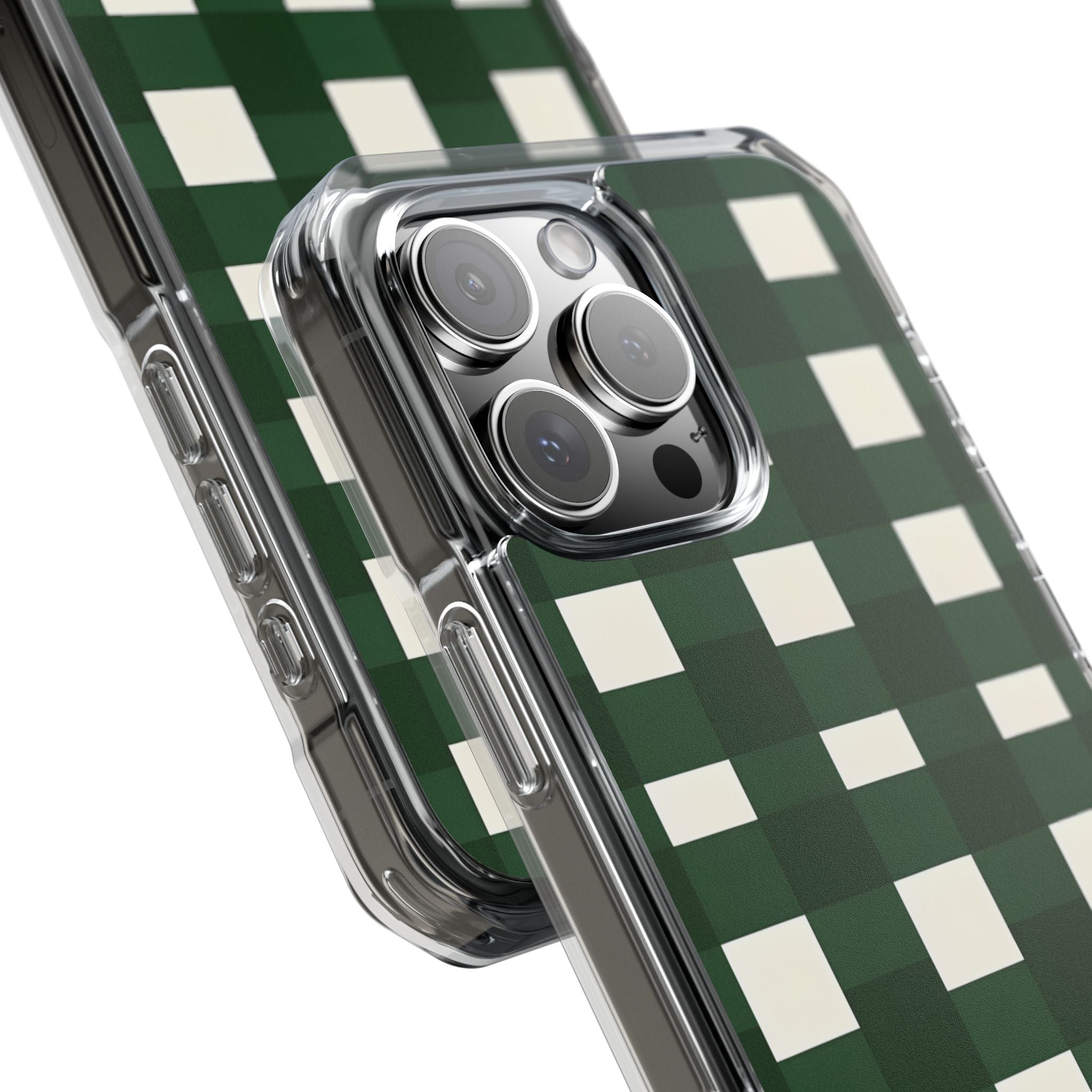 Hunter Green Rutig · Impact Mobilskal för iPhone · Magsafe