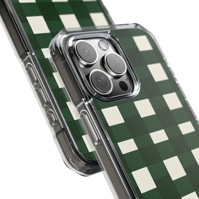 Hunter Green Rutig · Impact Mobilskal för iPhone · Magsafe