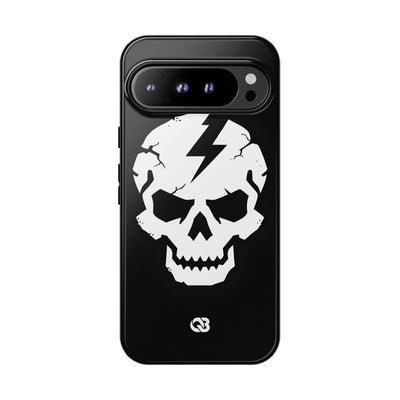 Shattered Bolt Skull · Tough Phone Case for Google Pixel