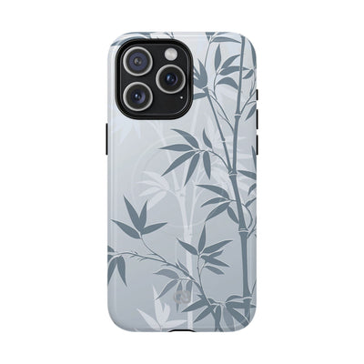 Blue Tough 2.0 Magsafe Phone Case for iPhone - Slate Bamboo Shadow