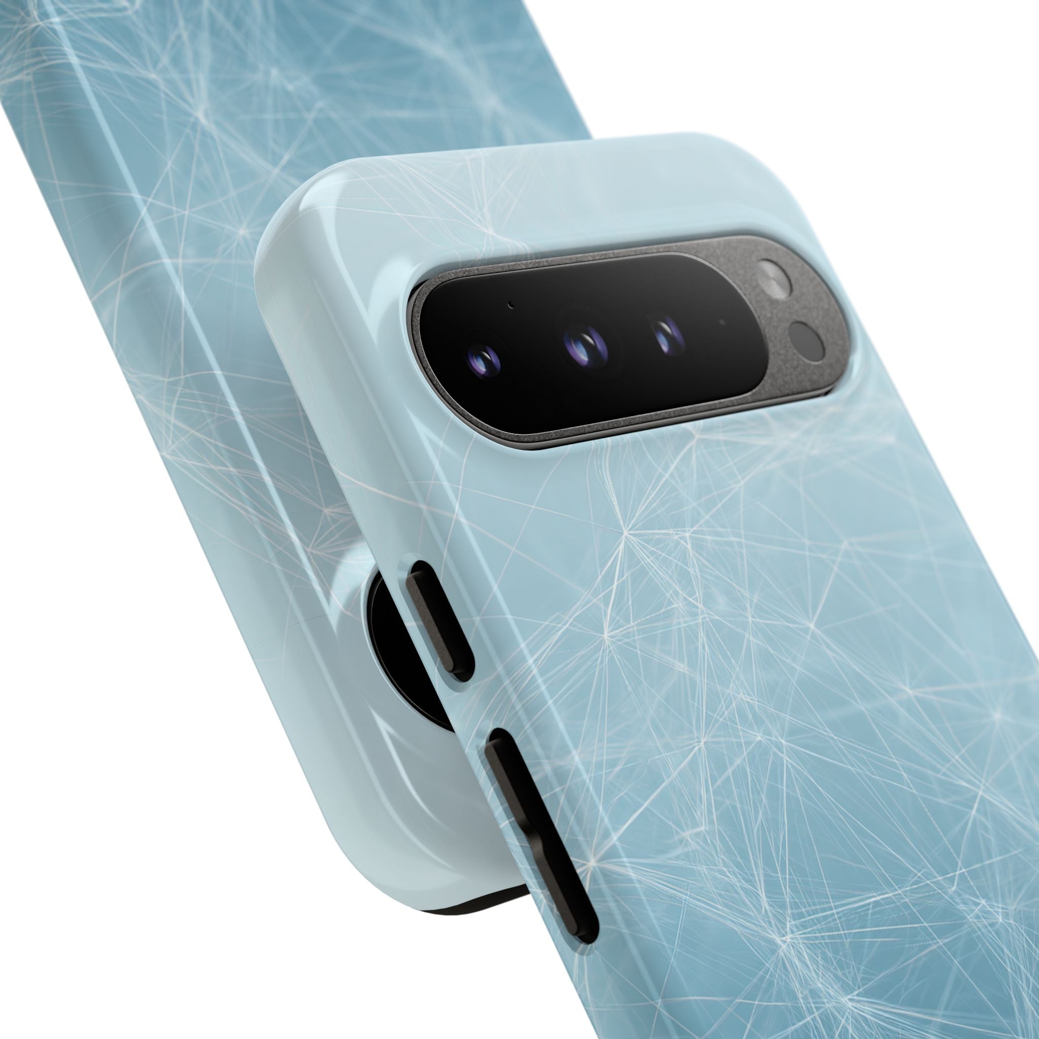 Teal Tough Phone Case for Google Pixel - Arctic Digital Nexus