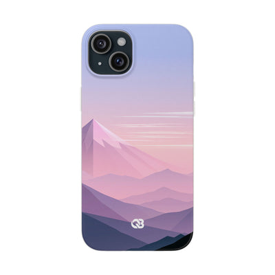 Purple Lite Phone Case for iPhone - Lavender Alpine Dawn