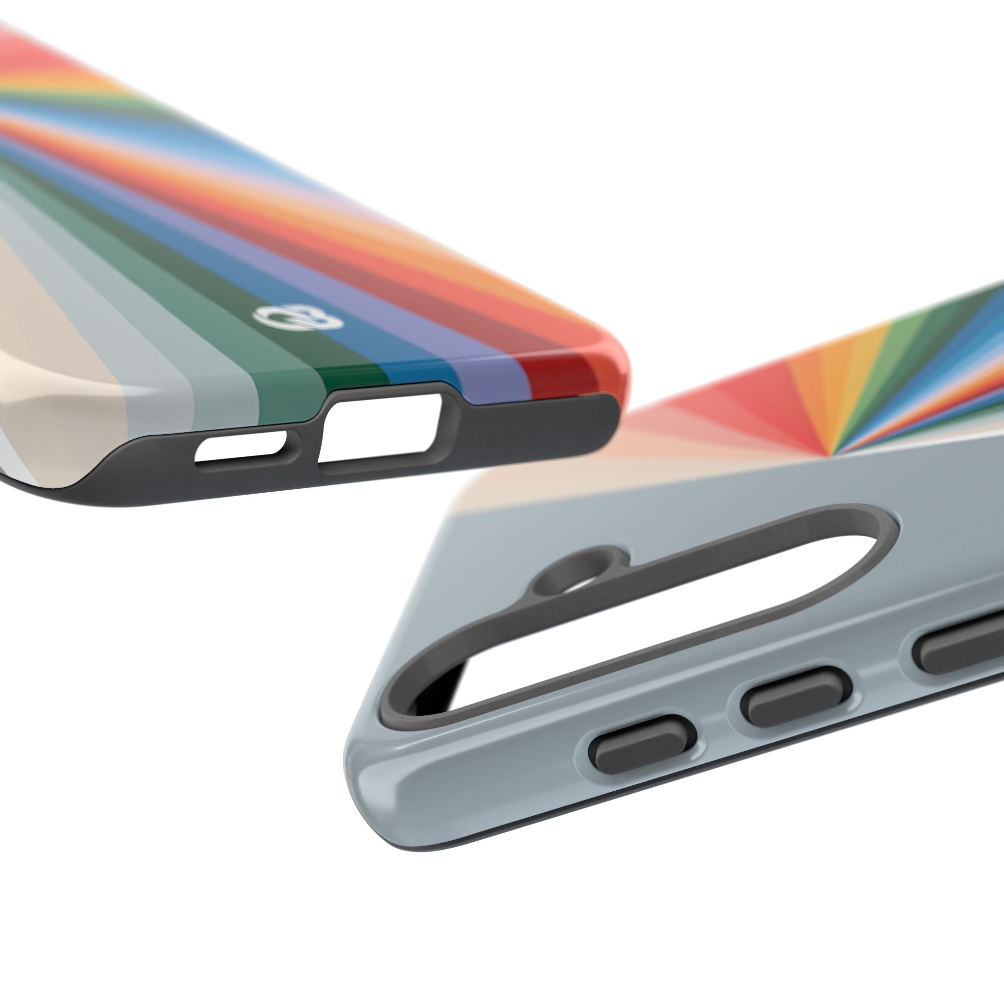 Grey Tough Phone Case for Samsung - Slate Prism Burst