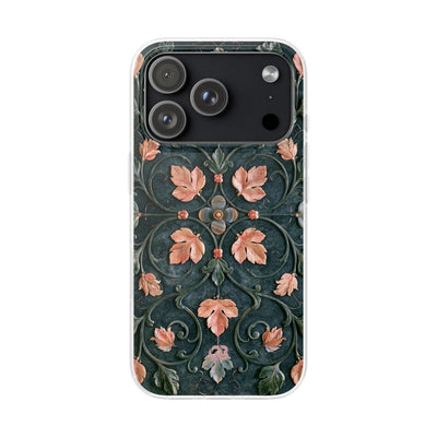 Florentine Rose Arabesque · Lite Phone Case for iPhone ·  Green
