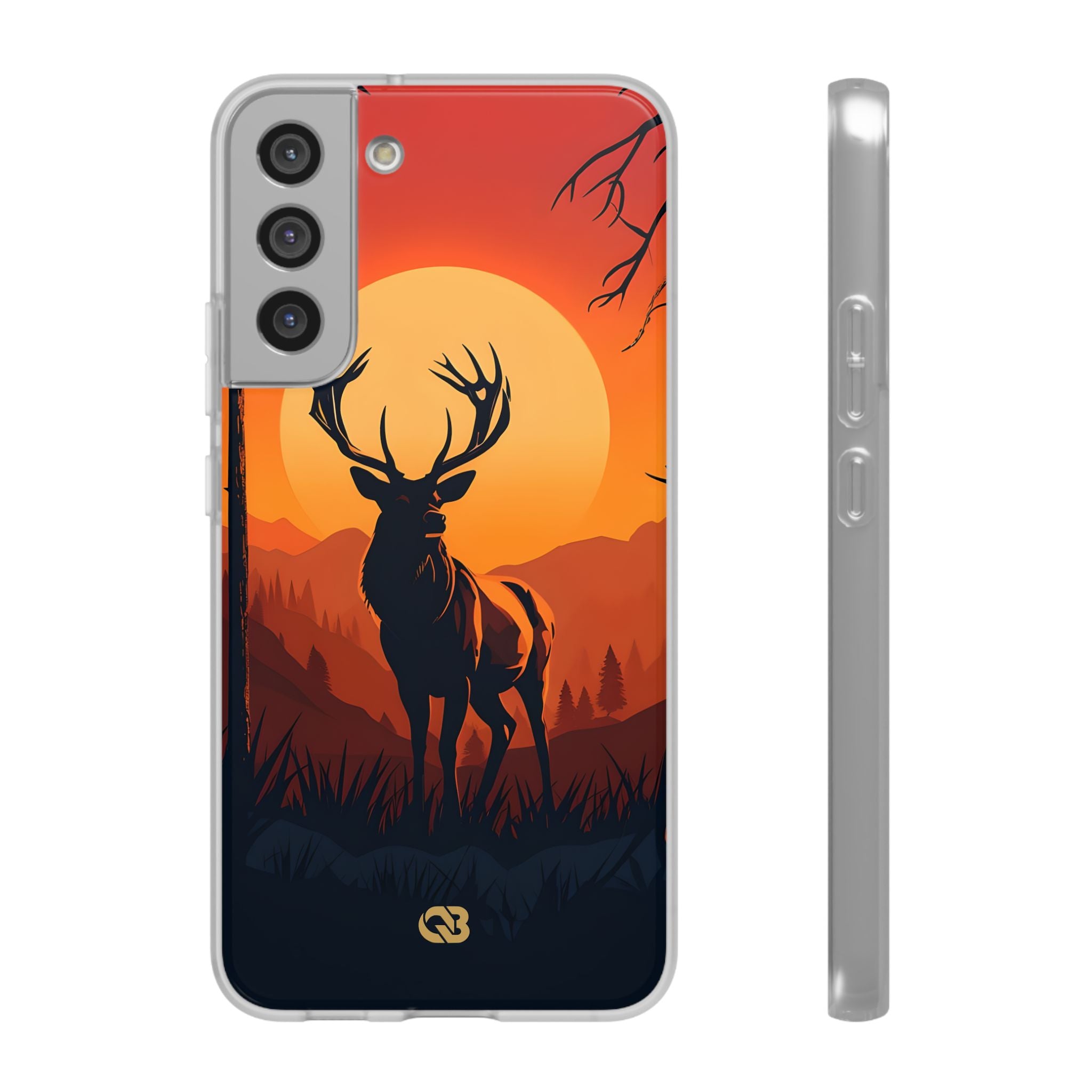 Amber Ridge Stag · Soft Phone Case for Samsung