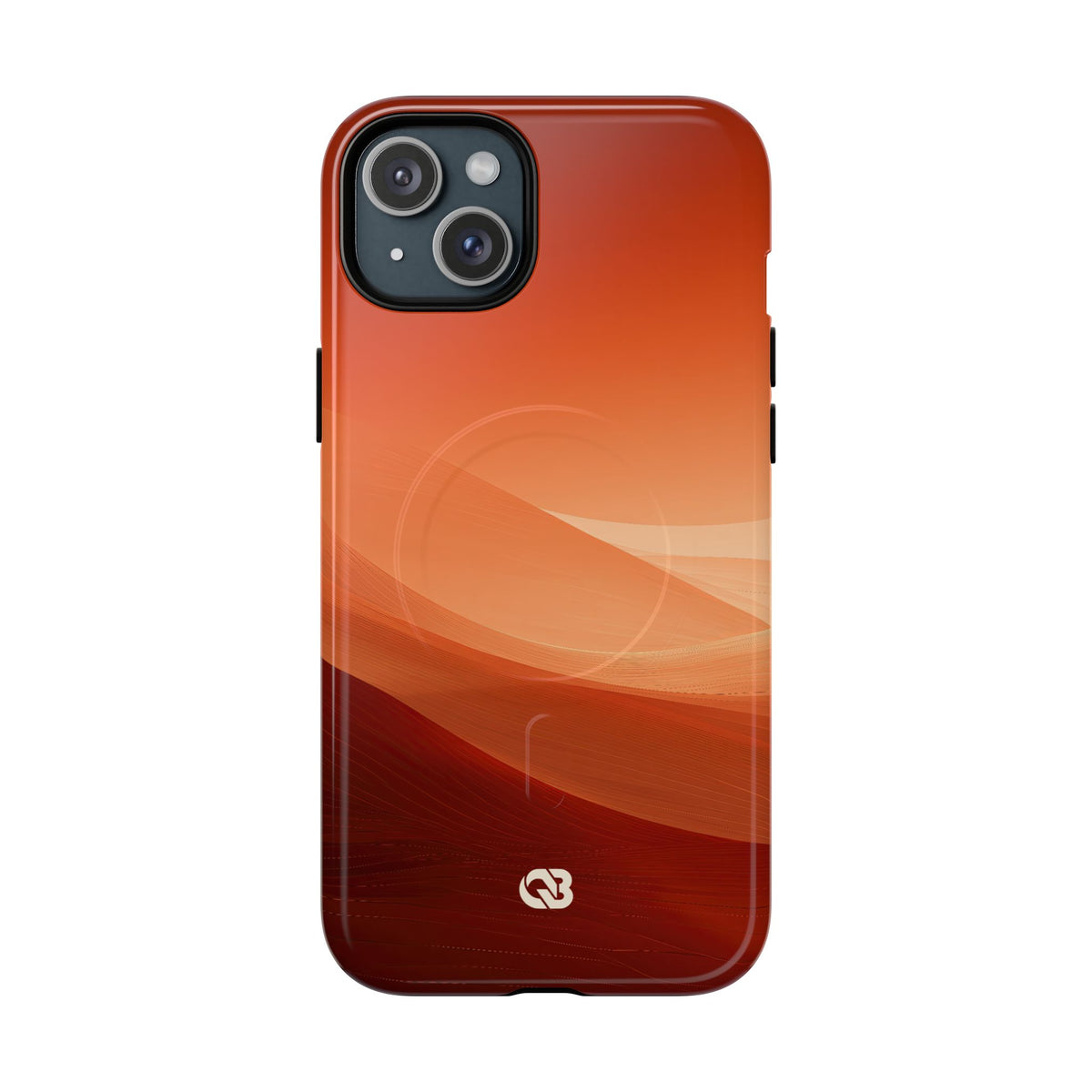 Amber Dune Horizon · Tough 2.0 Magnetic Phone Case for iPhone · Orange