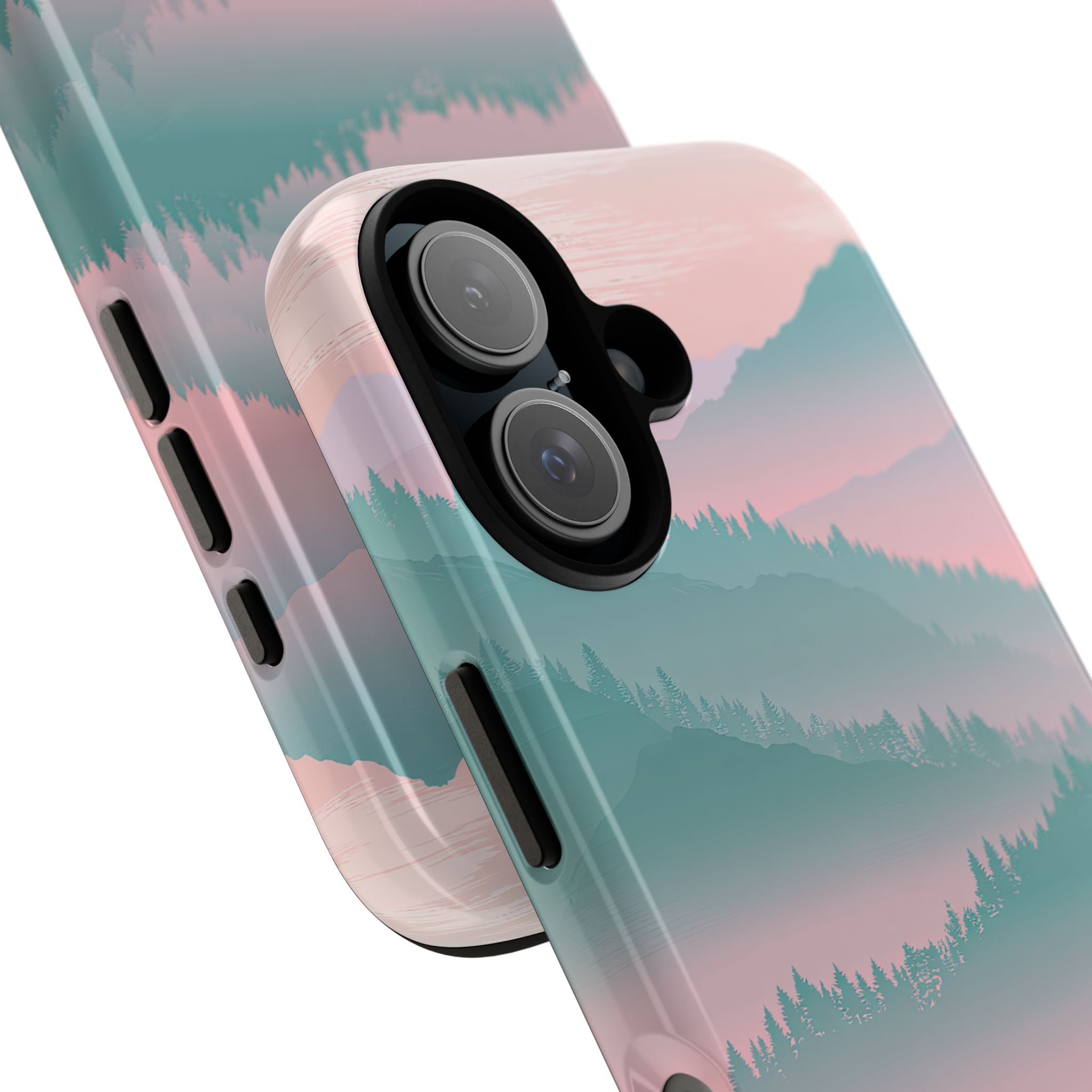 Teal Tough Phone Case for iPhone - Alpine Mist Teal
