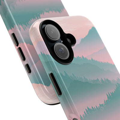 Teal Tough Phone Case for iPhone - Alpine Mist Teal