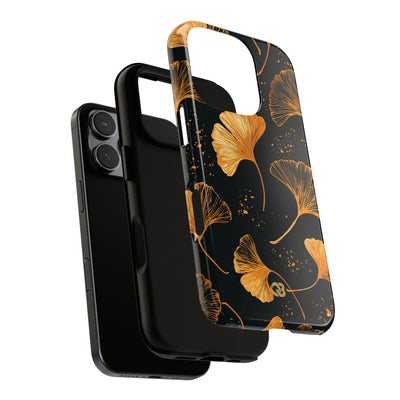 Gilded Ginkgo · Tough Phone Case for iPhone · Gold