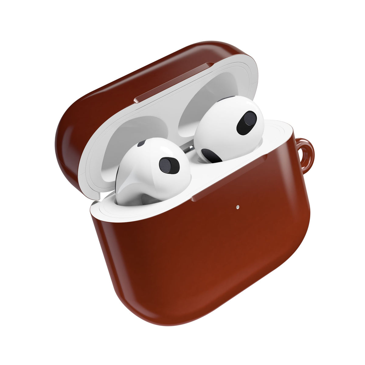 Burnt Amber Spectrum · Hard Case for AirPods & AirPods Pro · Orange