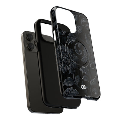 Obsidian Damask · Tough 2.0 Magnetic Phone Case for iPhone · Black