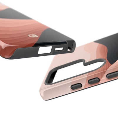 Pink Tough Phone Case for Samsung - Dune Shadow Layers