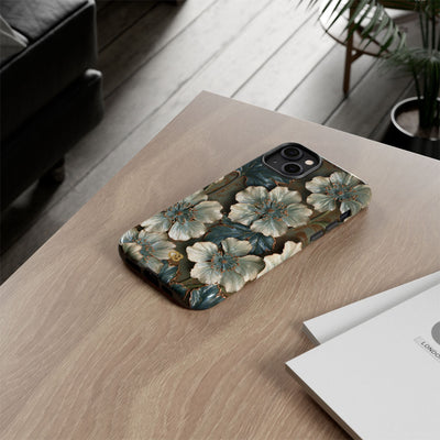 Gilded Blossom Reverie · Tough Phone Case for iPhone · Teal