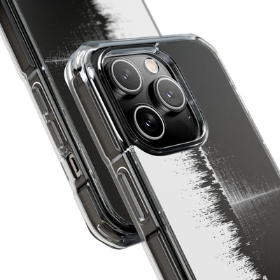 Black Impact MagSafe Phone Case for iPhone - Static Signal Split