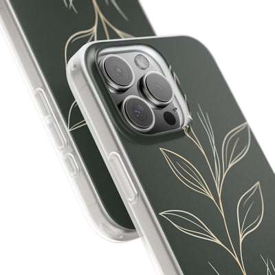 Green Lite Phone Case for iPhone - Deep Moss Willow