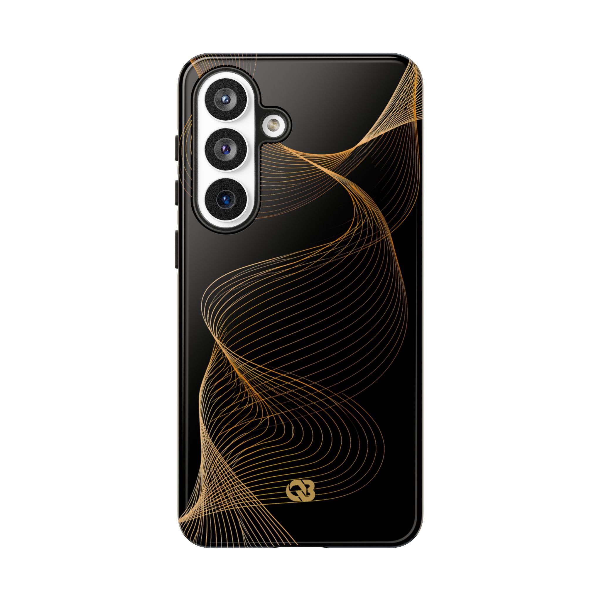 Gold Tough Phone Case for Samsung - Burnished Bronze Helix