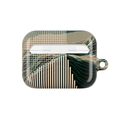 Orbital Terrain · Hard Case for AirPods & AirPods Pro · Green