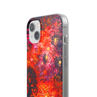 Molten Sky Tree · Soft Handyhülle für iPhone