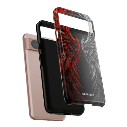 Crimson White Wings Google Pixel 8 Case - Tough