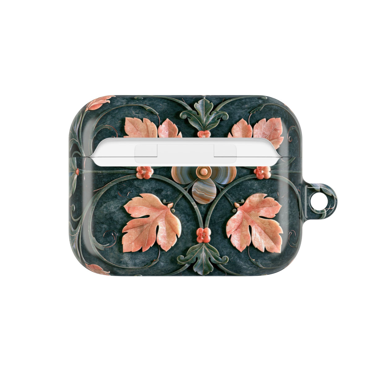 Florentine Rose Arabesque · Hard Case for AirPods & AirPods Pro · Green