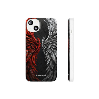 Crimson White Wings iPhone 13 - Soft