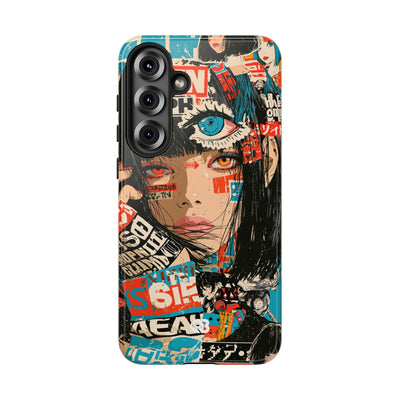 Shibuya Street Collage · Tough Phone Case for Samsung · Red