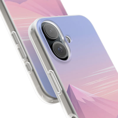 Purple Lite Phone Case for iPhone - Lavender Alpine Dawn