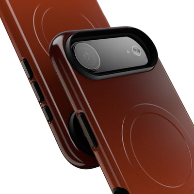 Orange Tough 2.0 Magsafe Phone Case for iPhone - Obsidian Ember Fade