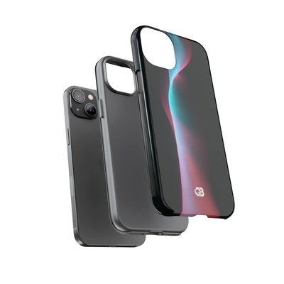 Neon Pixel Flow · Tough Phone Case for iPhone · Black