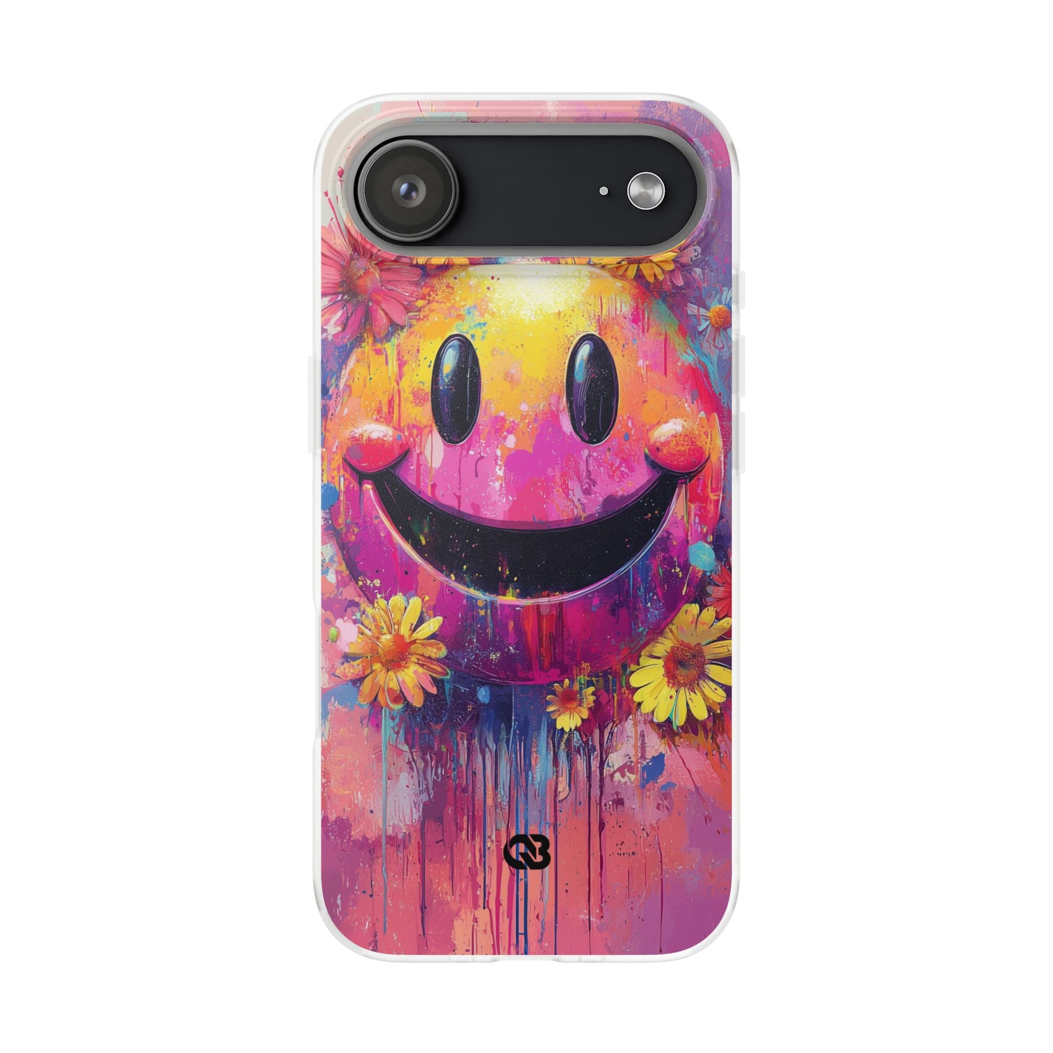 Vivid Grin Graffiti · Soft Phone Case for iPhone