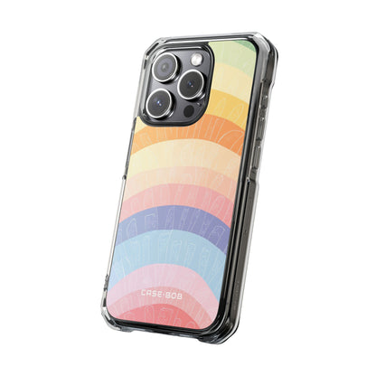 Pastel Rainbow Bands iPhone 15 Pro Case - Impact