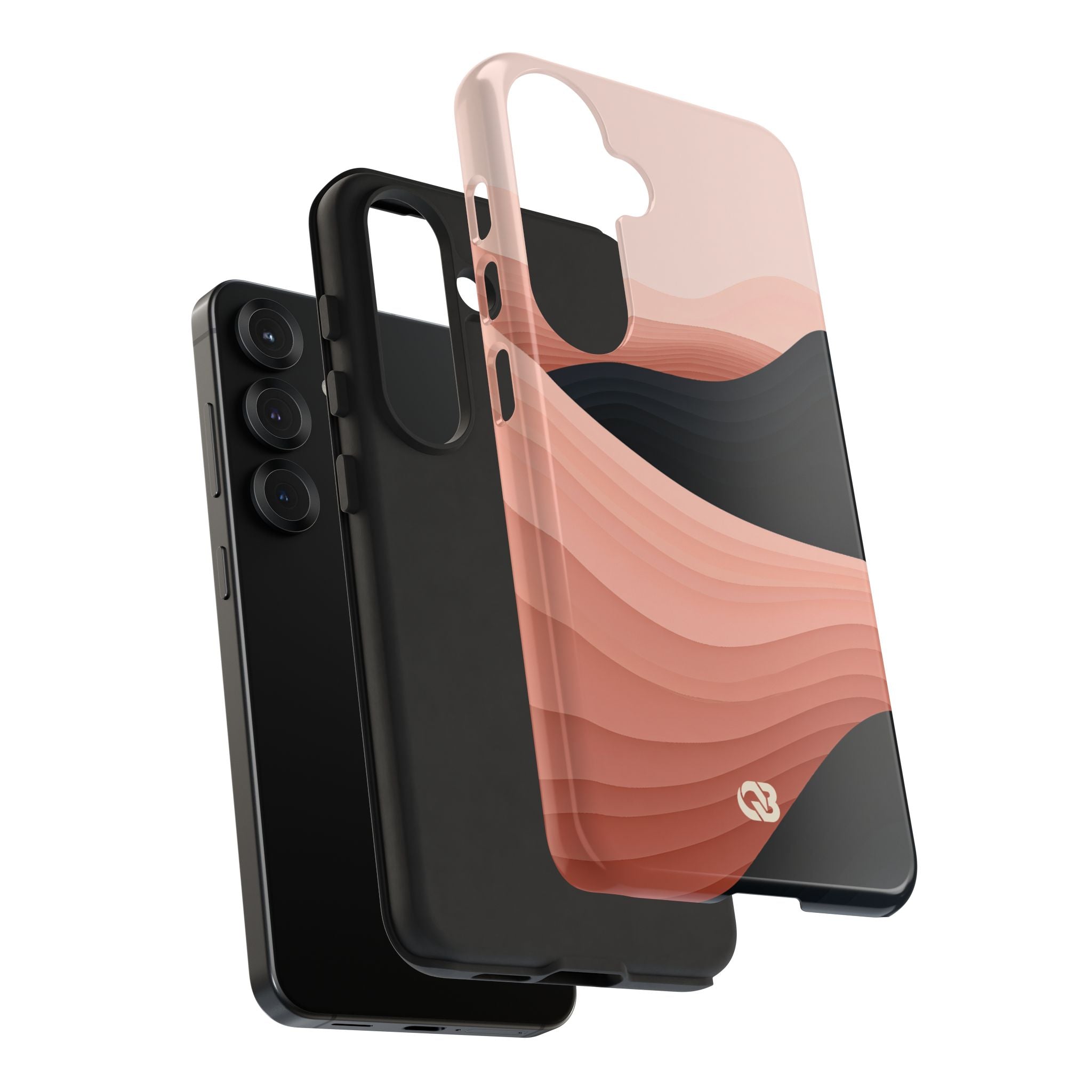 Pink Tough Phone Case for Samsung - Dune Shadow Layers