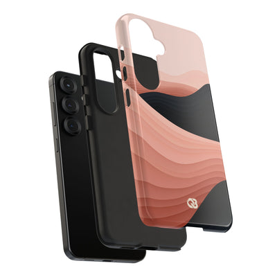 Pink Tough Phone Case for Samsung - Dune Shadow Layers