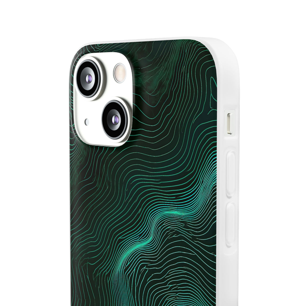 Emerald Topo Ridge · Lite Phone Case for iPhone ·  Green