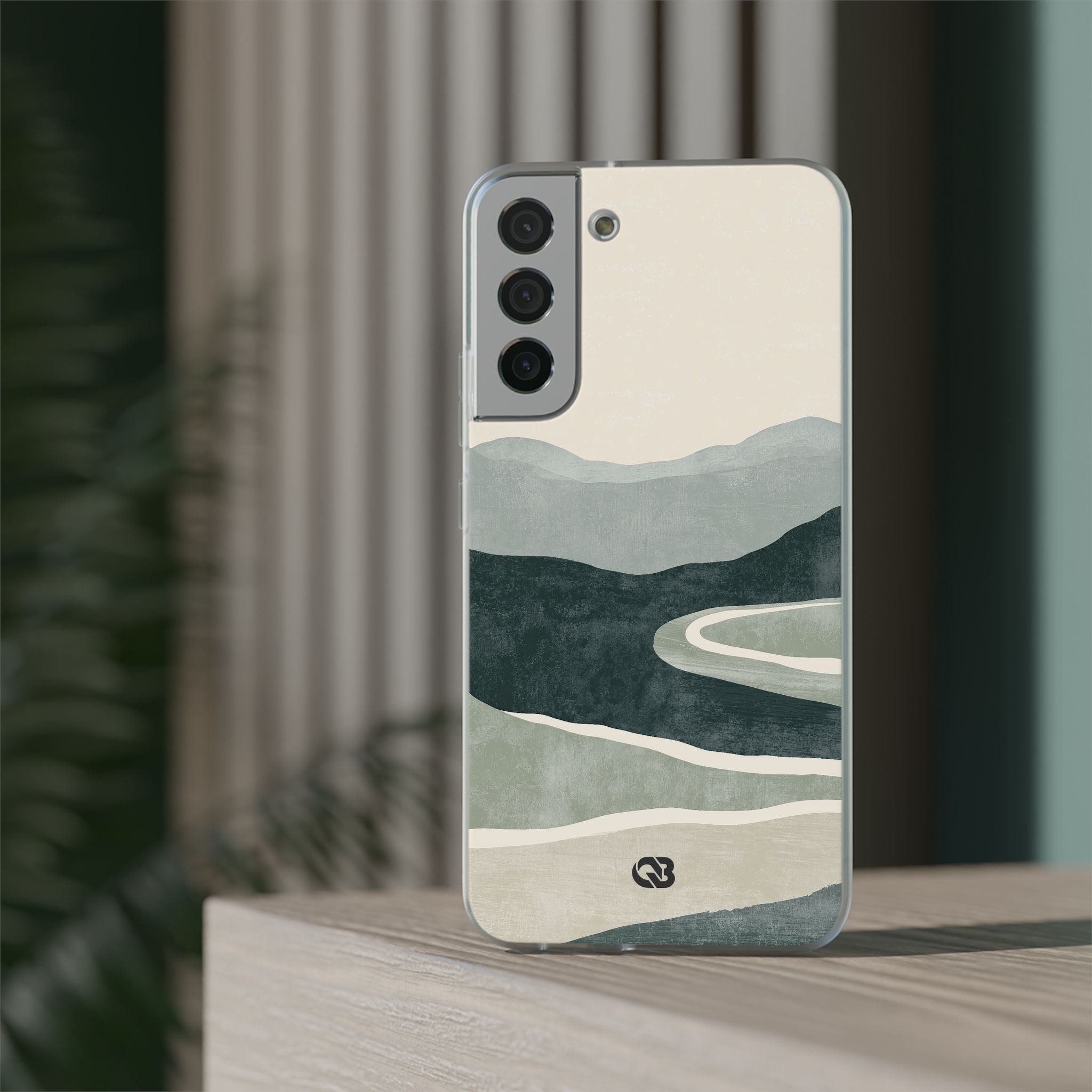 Green Lite Phone Case for Samsung - Misty Sage Valley