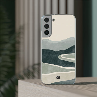 Green Lite Phone Case for Samsung - Misty Sage Valley