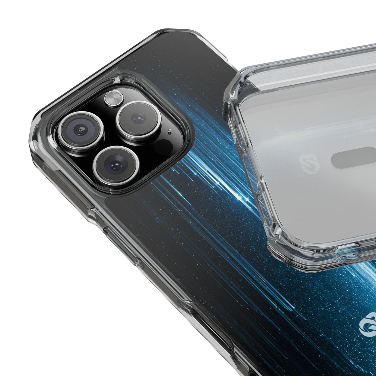 Nocturnal Cascade · Clear Impact Magnetic Phone Case for iPhone ·  Black