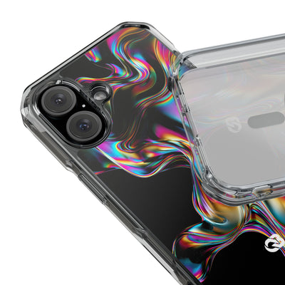 Purple Impact MagSafe Phone Case for iPhone - Liquid Neon Chrome