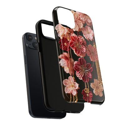Silk Blossom Kanzashi · Tough 2.0 Magnetic Phone Case for iPhone · Pink