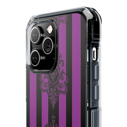 Damask Elegance Purple iPhone 14 Pro Max Case - Impact
