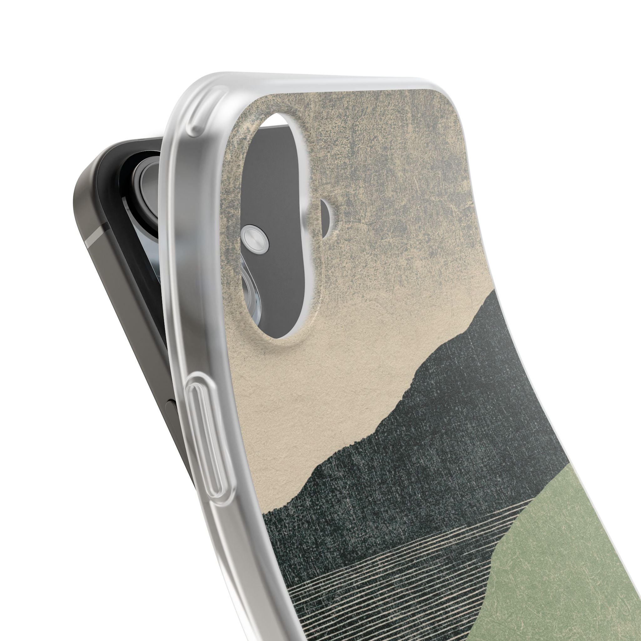 Green Lite Phone Case for iPhone - Moss Ridge Grain
