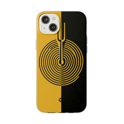 Yellow Lite Phone Case for iPhone - Voltage Sector Pulse