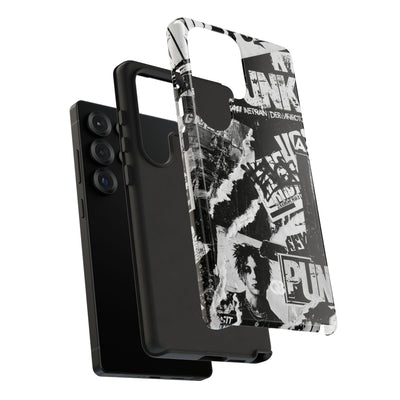 Underground Punk Collage · Tough Phone Case for Samsung · Black