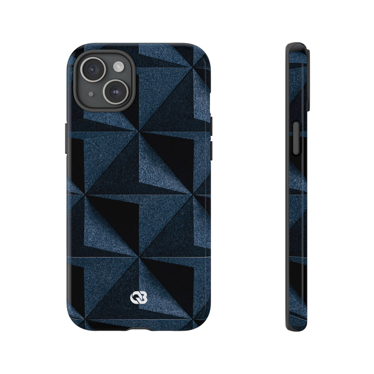 Faceted Slate · Tough Phone Case for iPhone · Blue